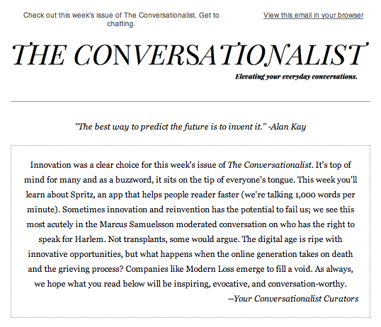The Conversationalist #2
