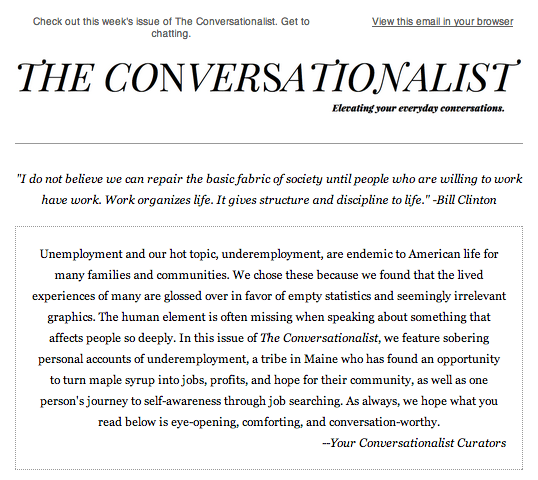 The Conversationalist #5