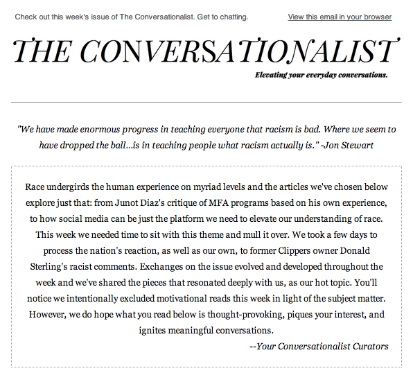 The Conversationalist #7