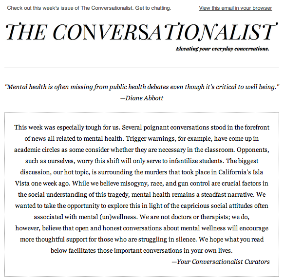The Conversationalist #11