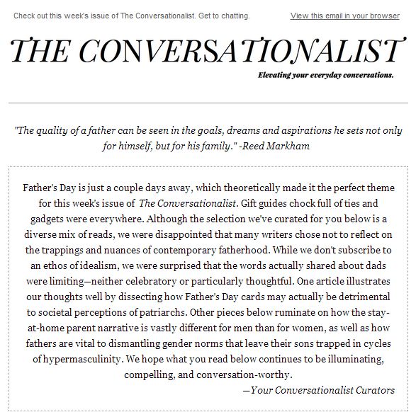 The Conversationalist #13